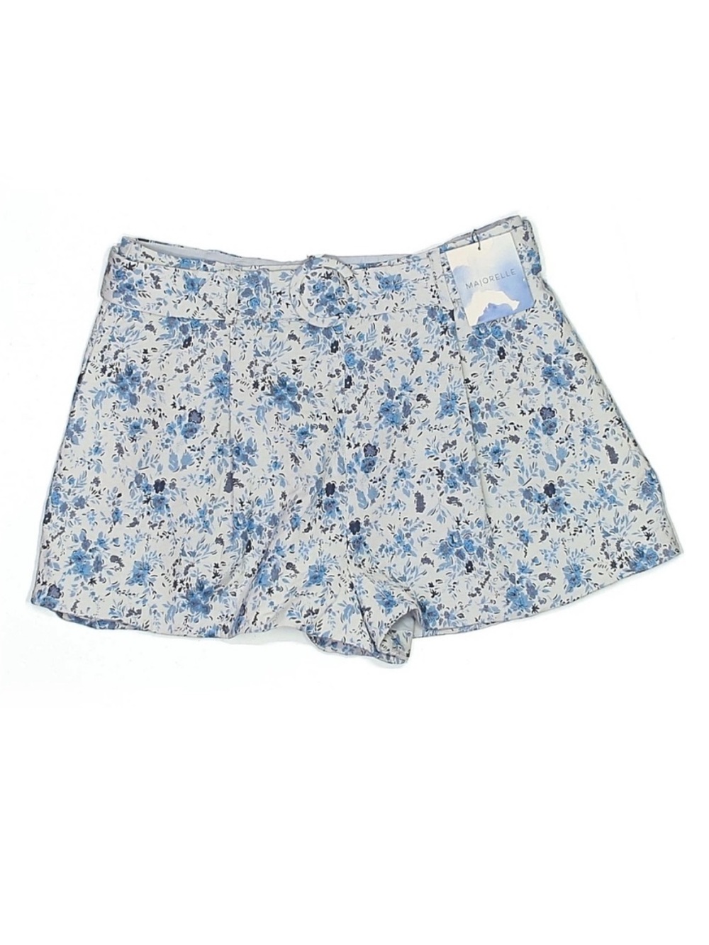 NEW MAJORELLE Valentina Shorts in Baroque Blue Floral Boho White Women’s XL